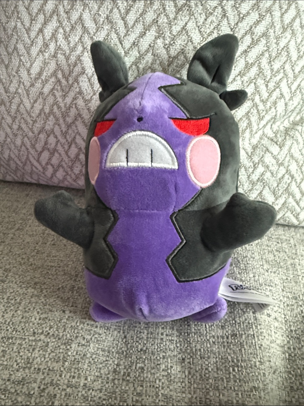 Pokemon Purple, Dark Gray, Red & Pink Galarian Pokémon Plush